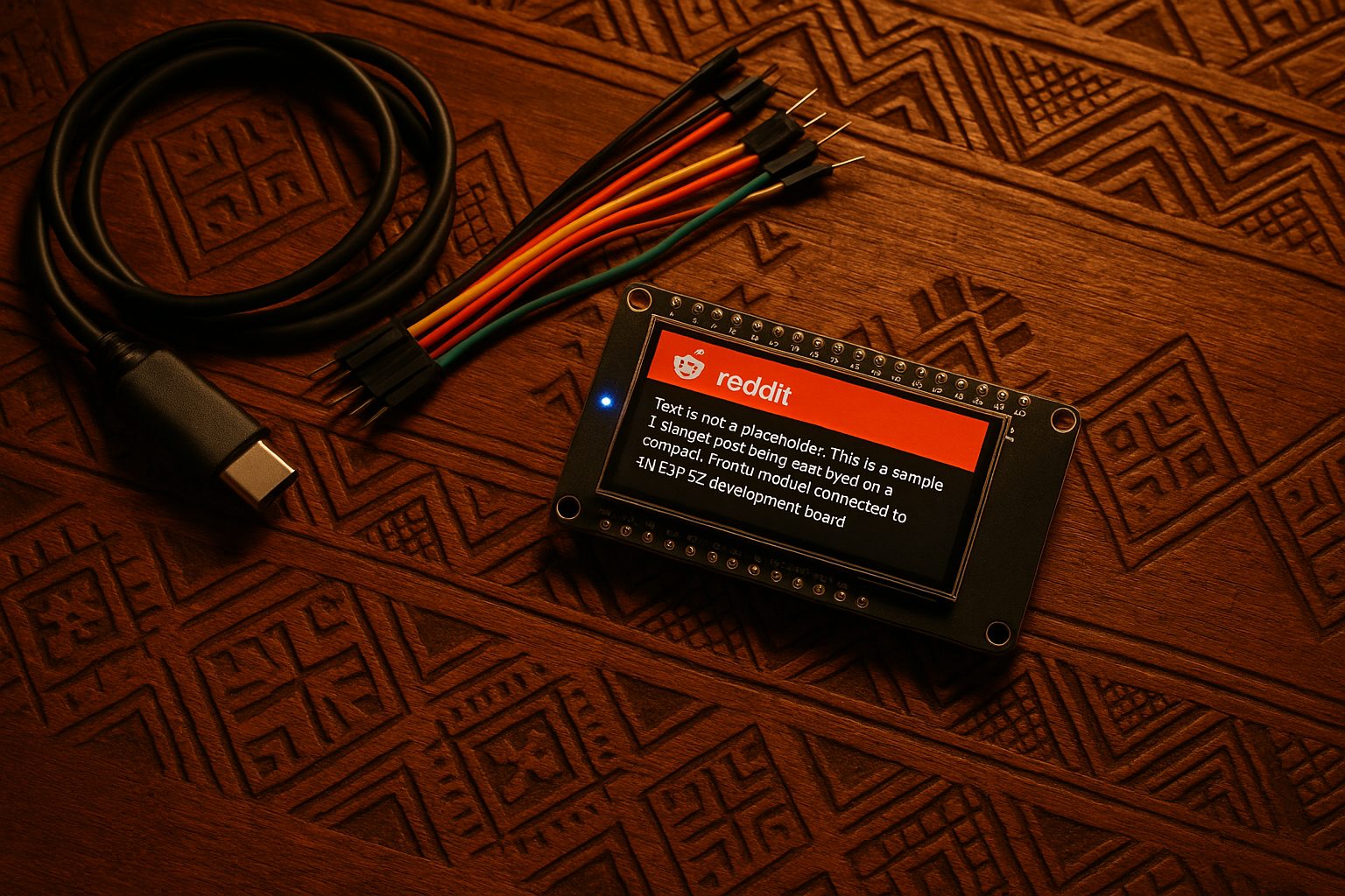 I Built a Tiny Reddit Terminal on ESP32